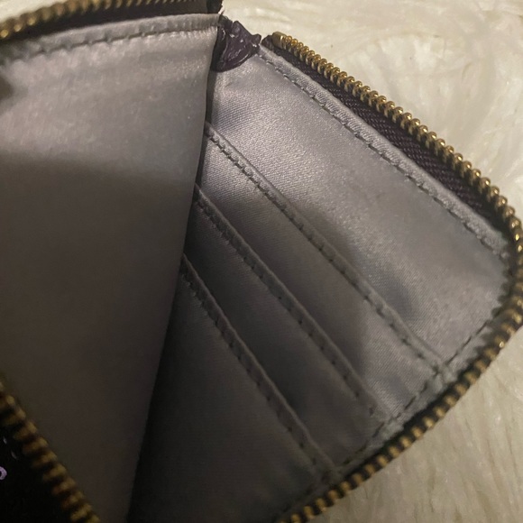 Purple Coach Slim Wristlet with Sequence - Picture 4 of 7